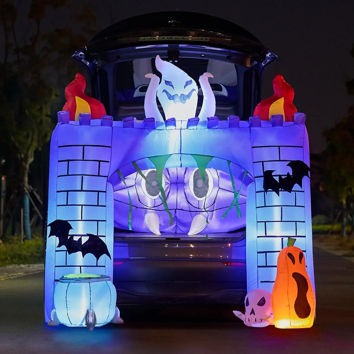 6ft Haunted Castle Trunk-or-Treat Halloween Inflatable