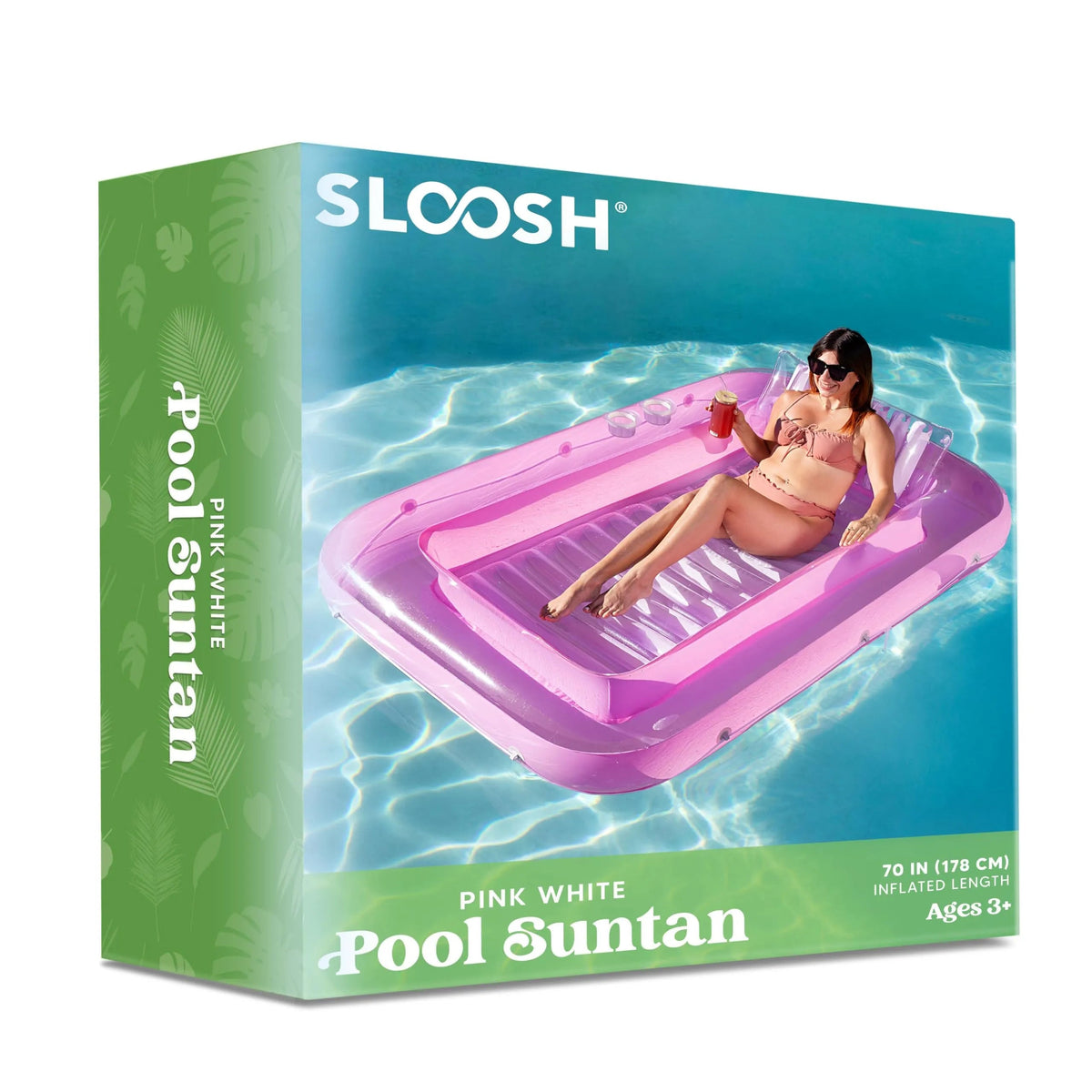 70in x 46in Large Purple Sun Tan Tub Pool Float