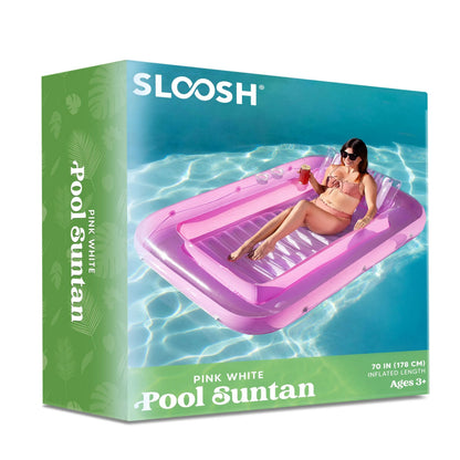 70in x 46in Large Purple Sun Tan Tub Pool Float