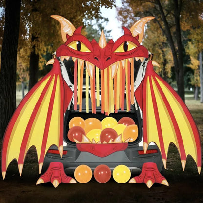 Halloween Fire Dragon Trunk-or-Treat Car Decoration Kit