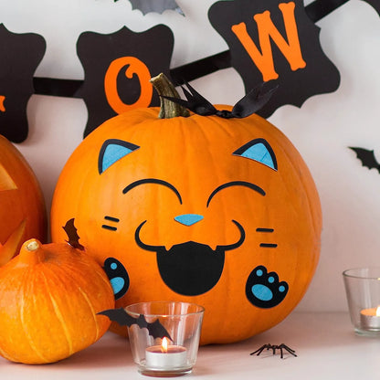 15 Pack Foam Pumpkin Stickers