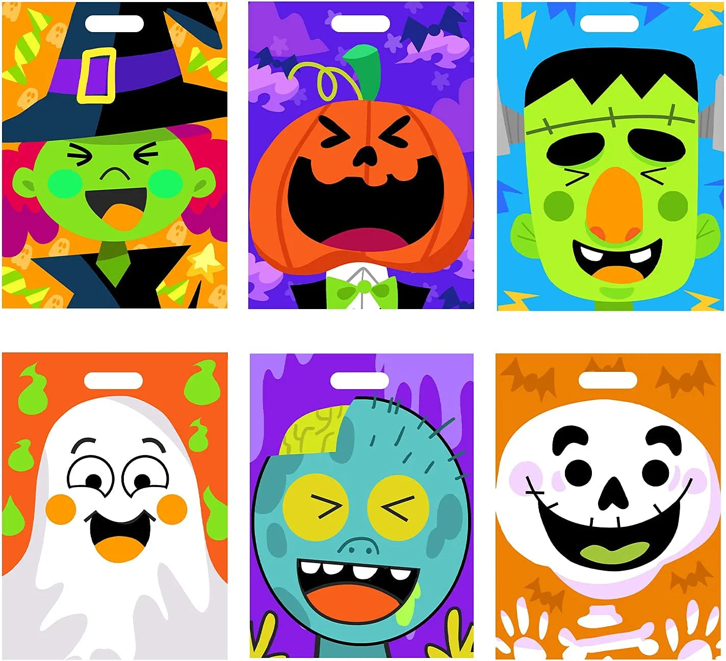 Halloween Character Treat Bags (72-Pack)