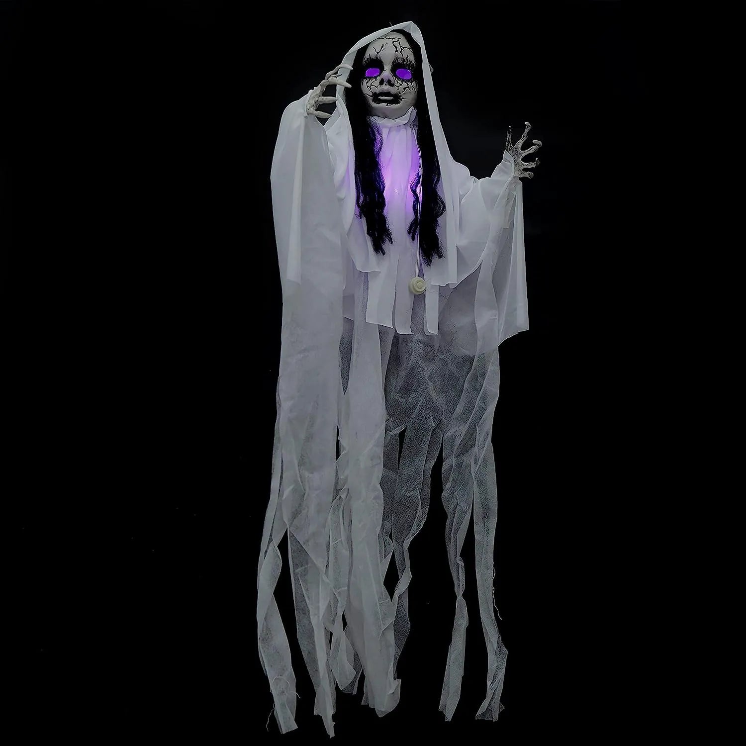 43-Inch Ghost Girl with Light-Up Head