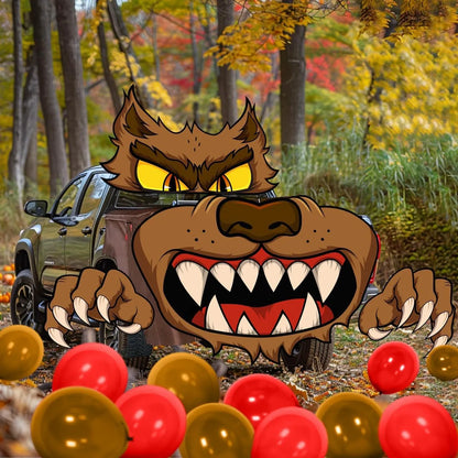 Halloween Werewolf Trunk-or-Treat Car Decoration Kit