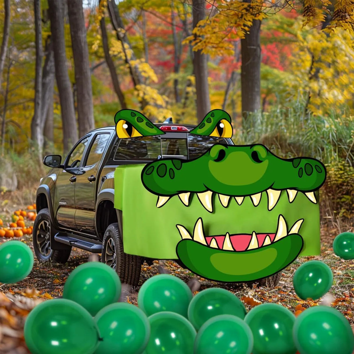 Halloween Alligator Trunk-or-Treat Car Decoration Kit