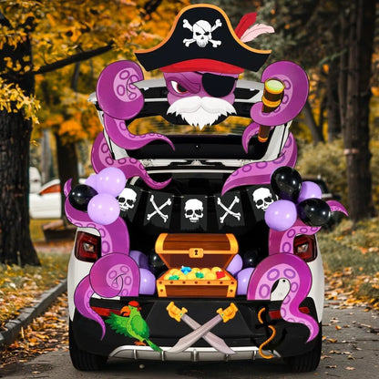 Halloween Pirate Trunk-or-Treat Car Decoration Kit