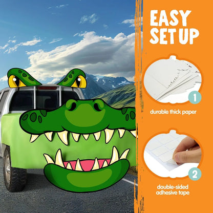 Halloween Alligator Trunk-or-Treat Car Decoration Kit