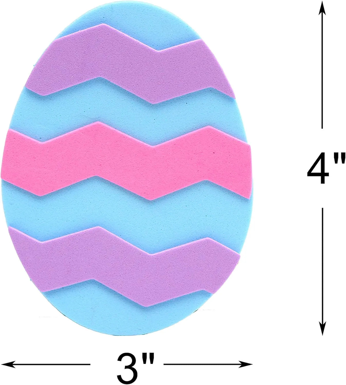 JOYIN Easter DIY Foam Magnet Set - 24 Pack for Egg Hunt Basket Stuffers & Art Activities