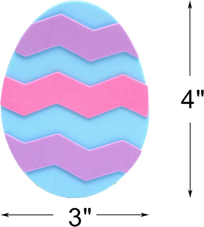 JOYIN Easter DIY Foam Magnet Set - 24 Pack for Egg Hunt Basket Stuffers & Art Activities