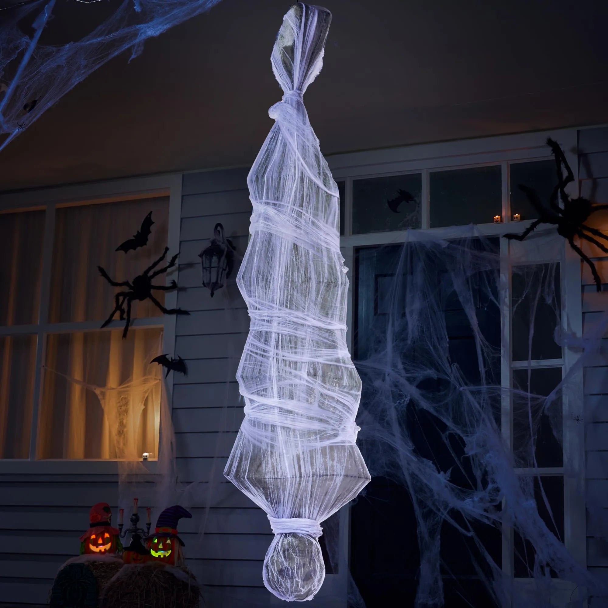 72-Inch Halloween Hanging Cocoon Corpse Outdoor Decoration