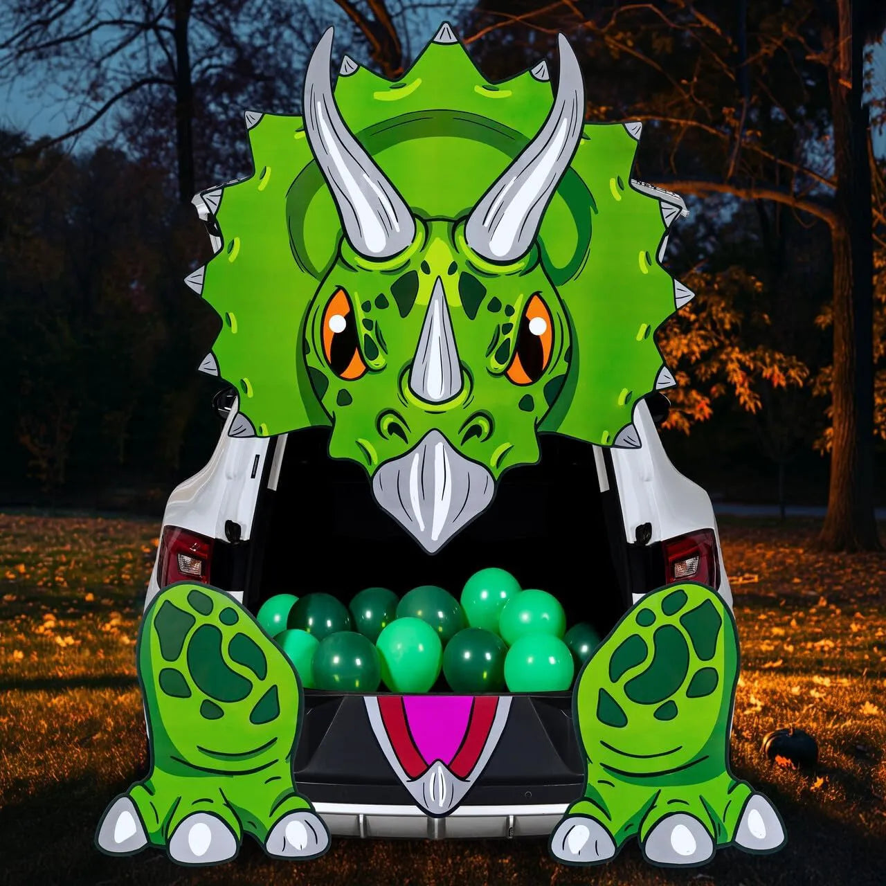 Halloween Dinosaur Trunk-or-Treat Car Decoration Kit