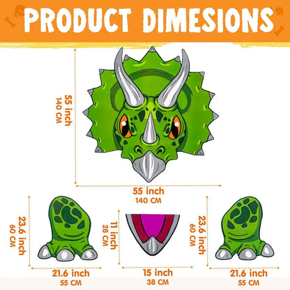 Halloween Dinosaur Trunk-or-Treat Car Decoration Kit
