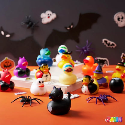 18-Pack Halloween Novelty Rubber Ducks