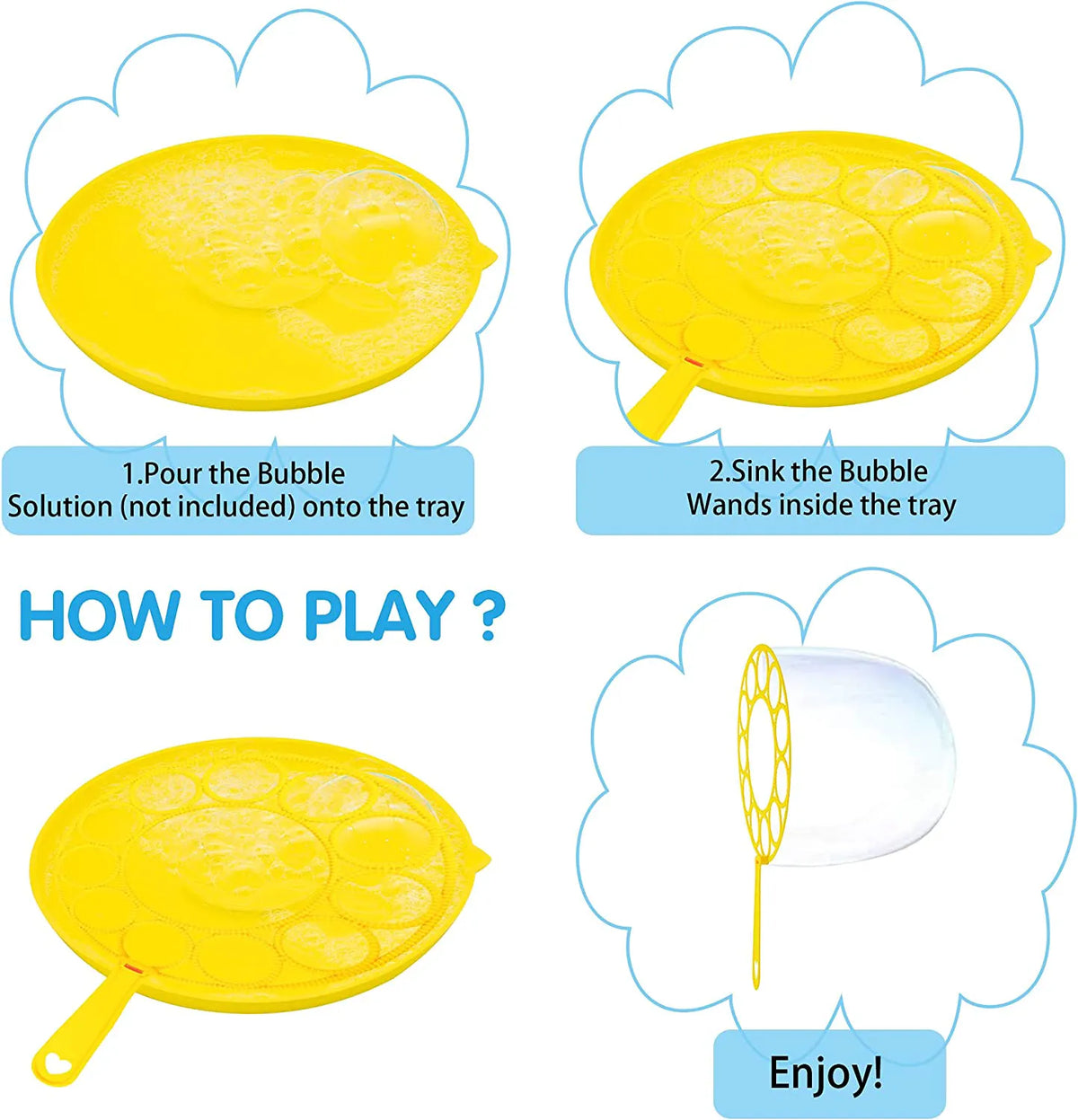 23-Piece Bubble Wand Set