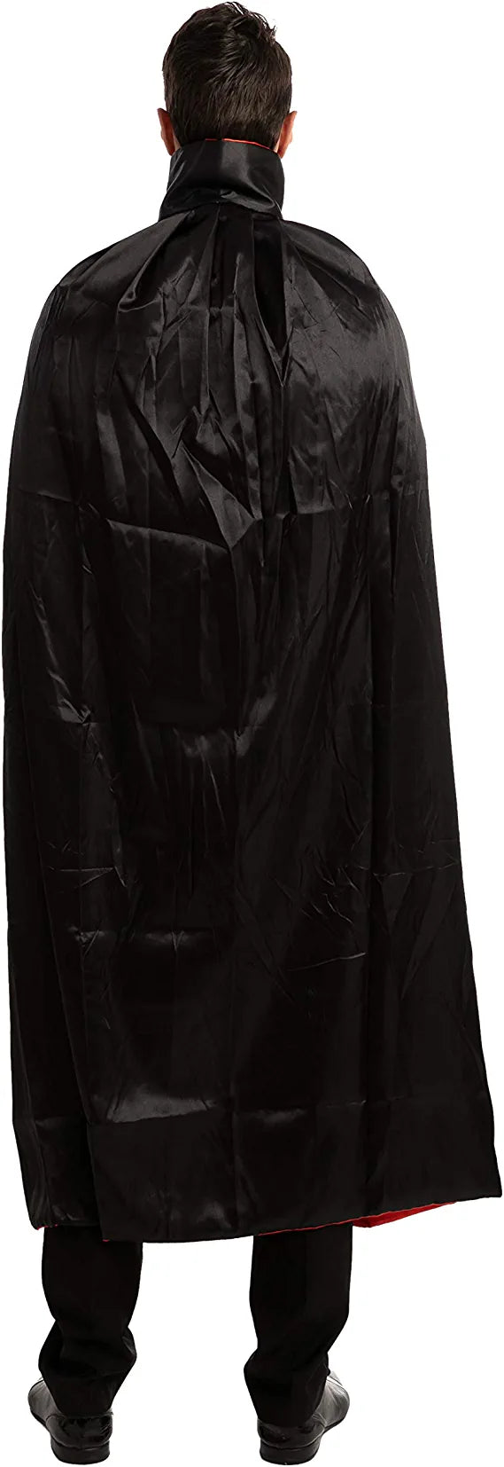 Adult Unisex Vampire Costume Set with Cape and Tattoo Scar