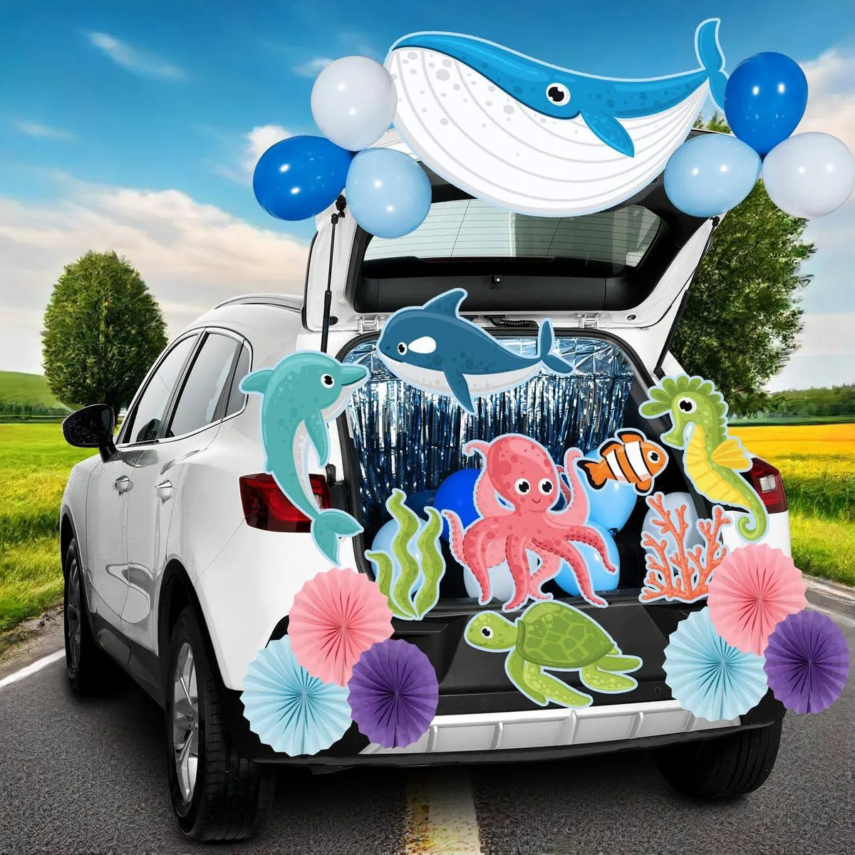 Ocean Animals Trunk or Treat Car Decorations Kit