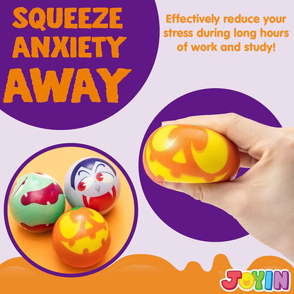 24 Halloween-Themed Stress Balls