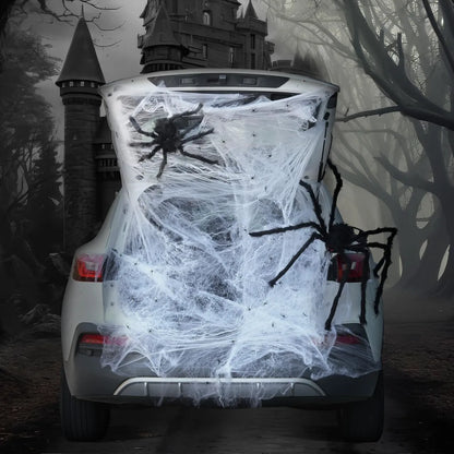 Spider Web Trunk or Treat Car Decorations Kit