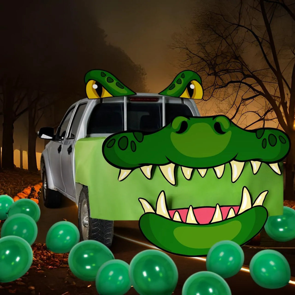 Halloween Alligator Trunk-or-Treat Car Decoration Kit