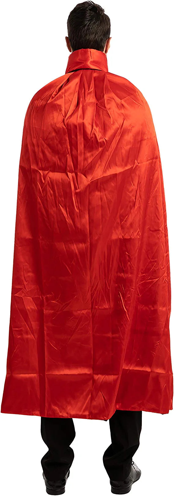 Adult Unisex Vampire Costume Set with Cape and Tattoo Scar