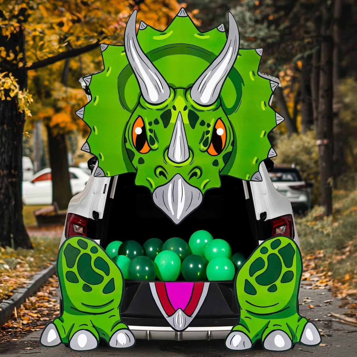 Halloween Dinosaur Trunk-or-Treat Car Decoration Kit