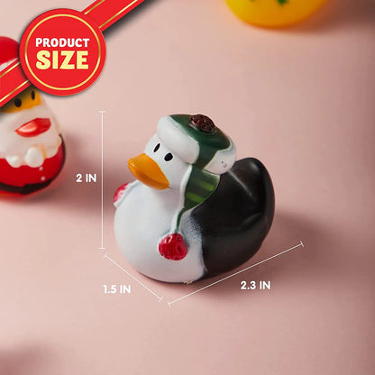 Christmas Rubber Ducks - Festive Party Favor Gifts