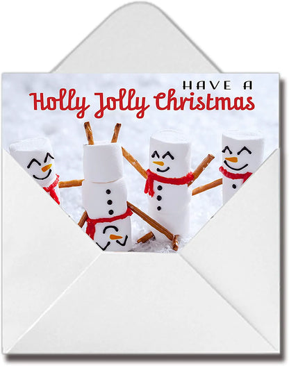 72 Warm Winter Greeting Cards with Envelopes