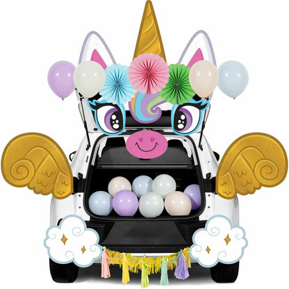Unicorn Halloween Trunk or Treat Car Decoration Kit