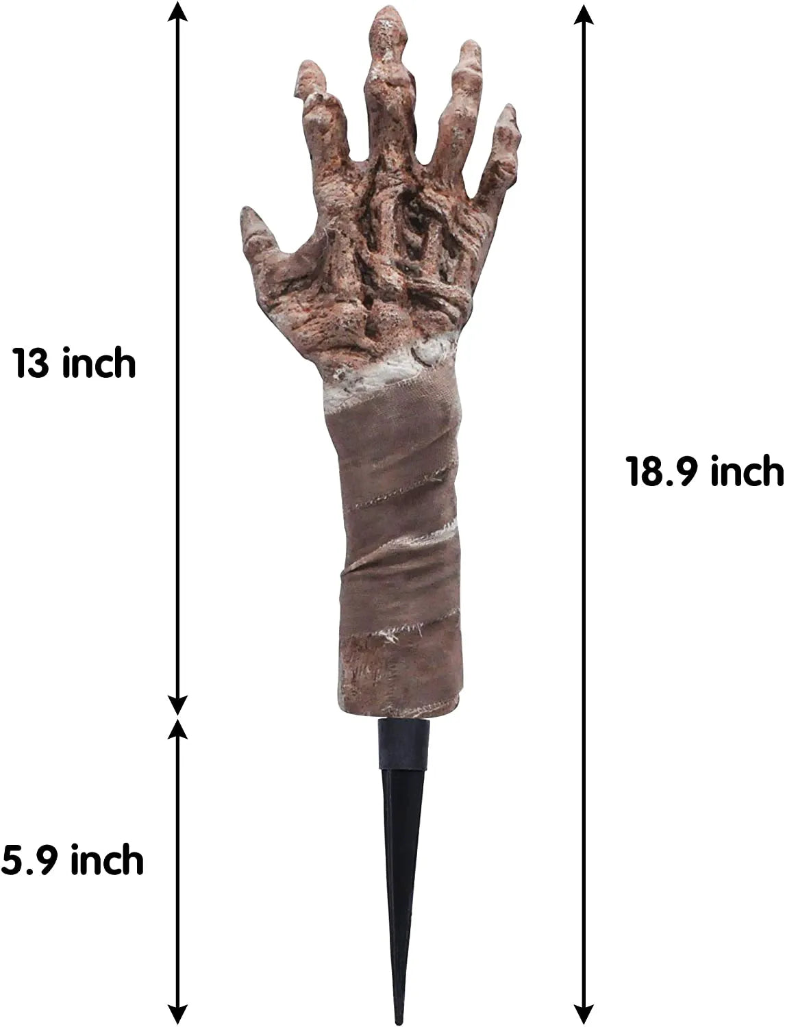 13-Inch Brown Zombie Arm Stakes