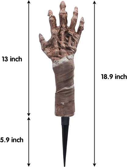 13-Inch Brown Zombie Arm Stakes