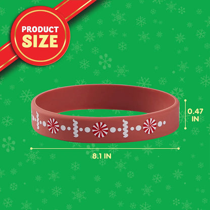 Silicone Bracelets, 12 Designs, 48 Pieces