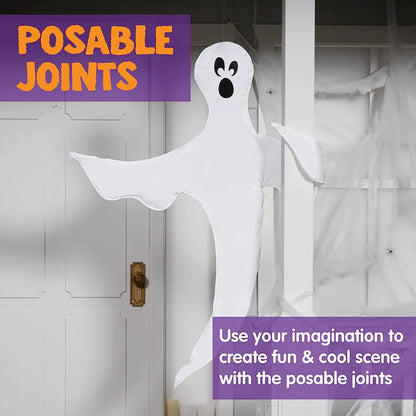2Pcs Ghost Tree Wrap Decoration, 53in