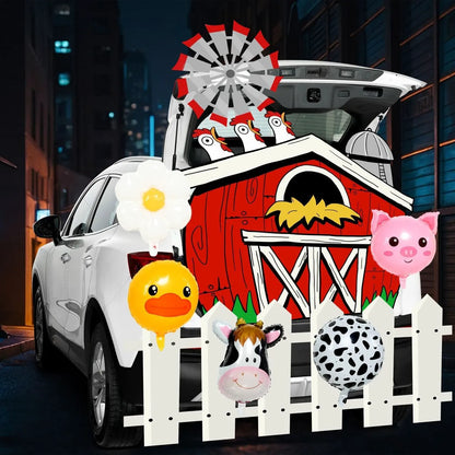 Farmhouse Halloween Trunk or Treat Car Decorations Kit