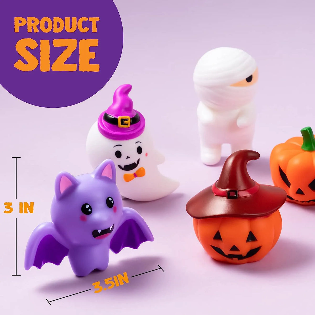 Halloween Light-Up Bath Toys, 6 Pack