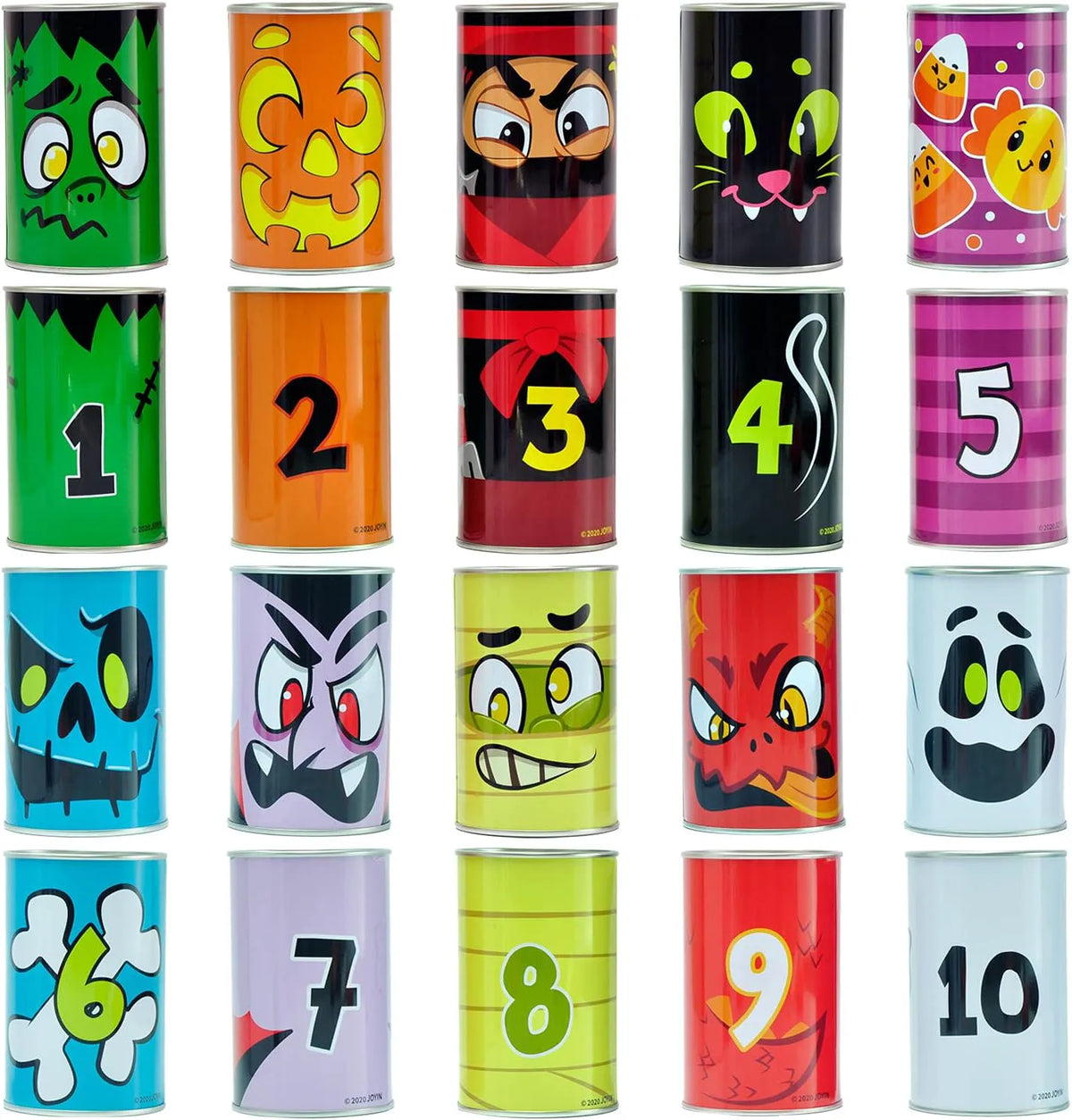 Bean Bag Toss Game with Tin Cans, 13 Pieces