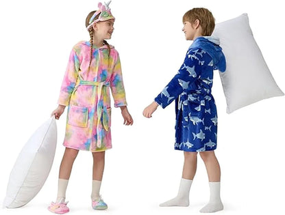 Kids Unicorn Robe & Bath Set