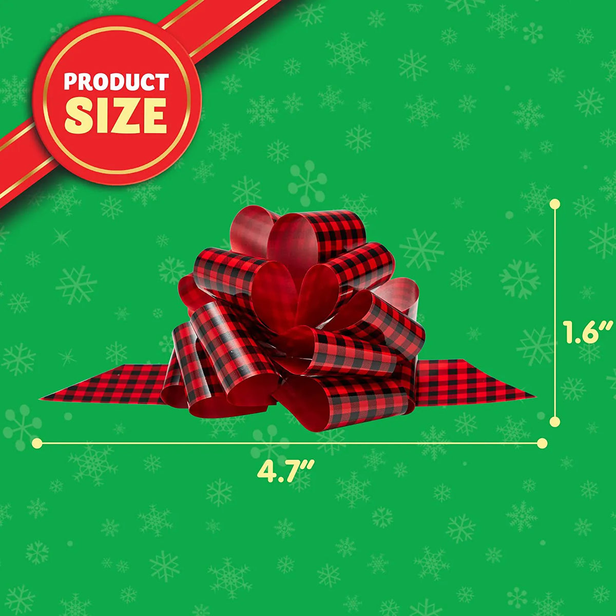 24 Pieces Christmas Gift Wrapping Ribbon