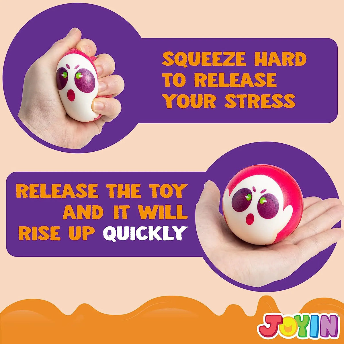 24 Halloween-Themed Stress Balls