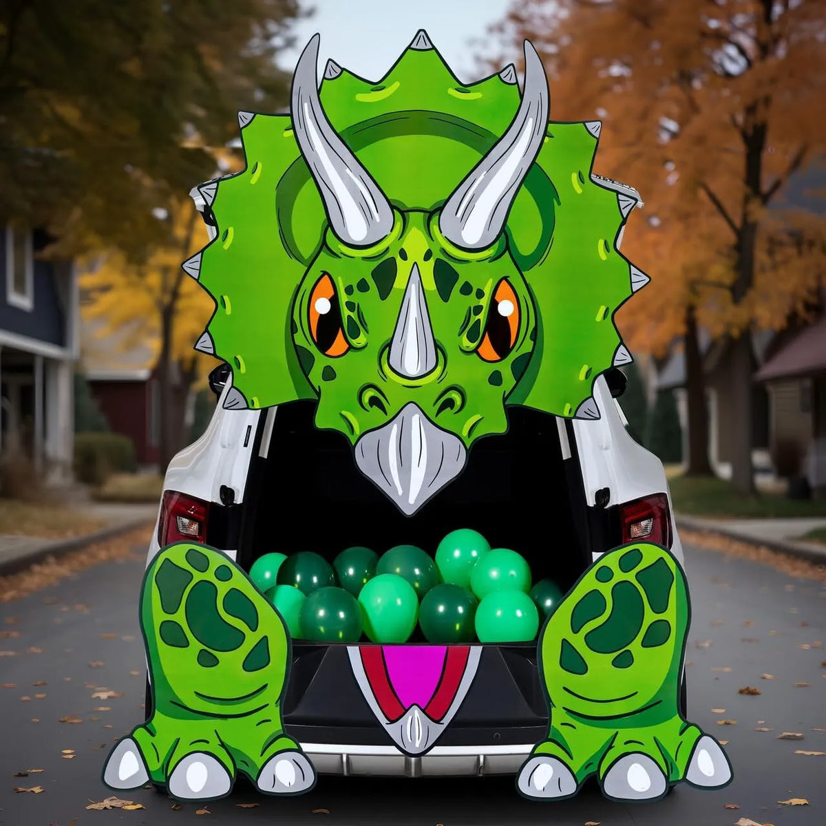 Halloween Dinosaur Trunk-or-Treat Car Decoration Kit