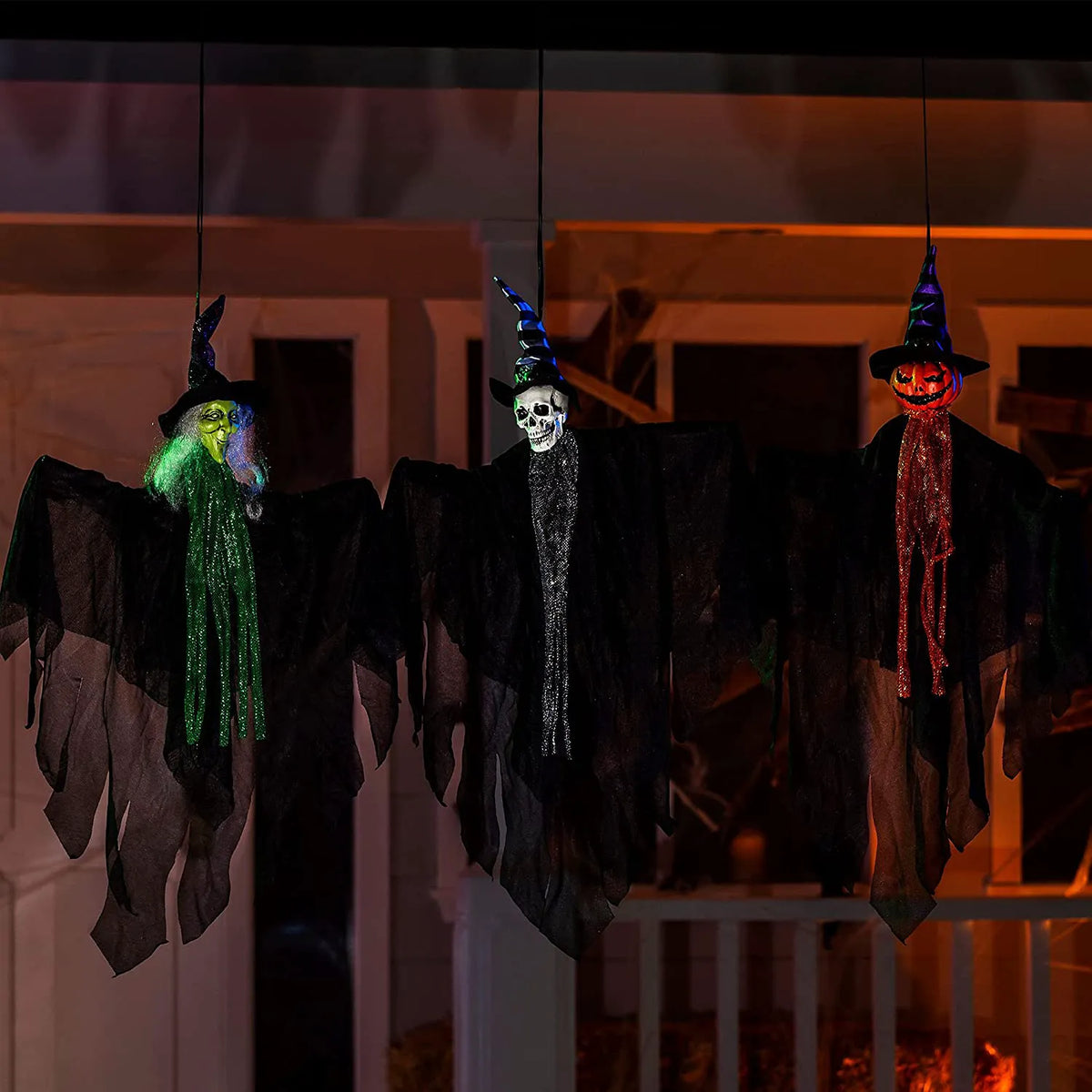 26in Creepy Ghost Decorations, Set of 3