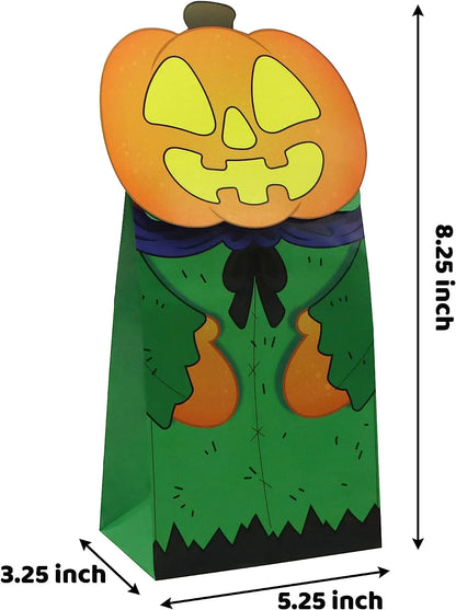 Halloween Die-Cut Flip Over Gift Bags (24 Pack)
