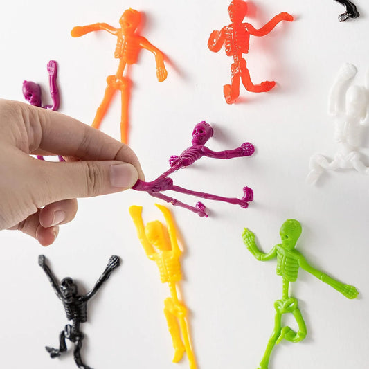108-Pack Halloween Stretchy Skeletons