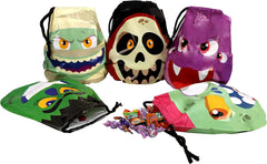 Big Head Drawstring Goody Bags, 60-Pack