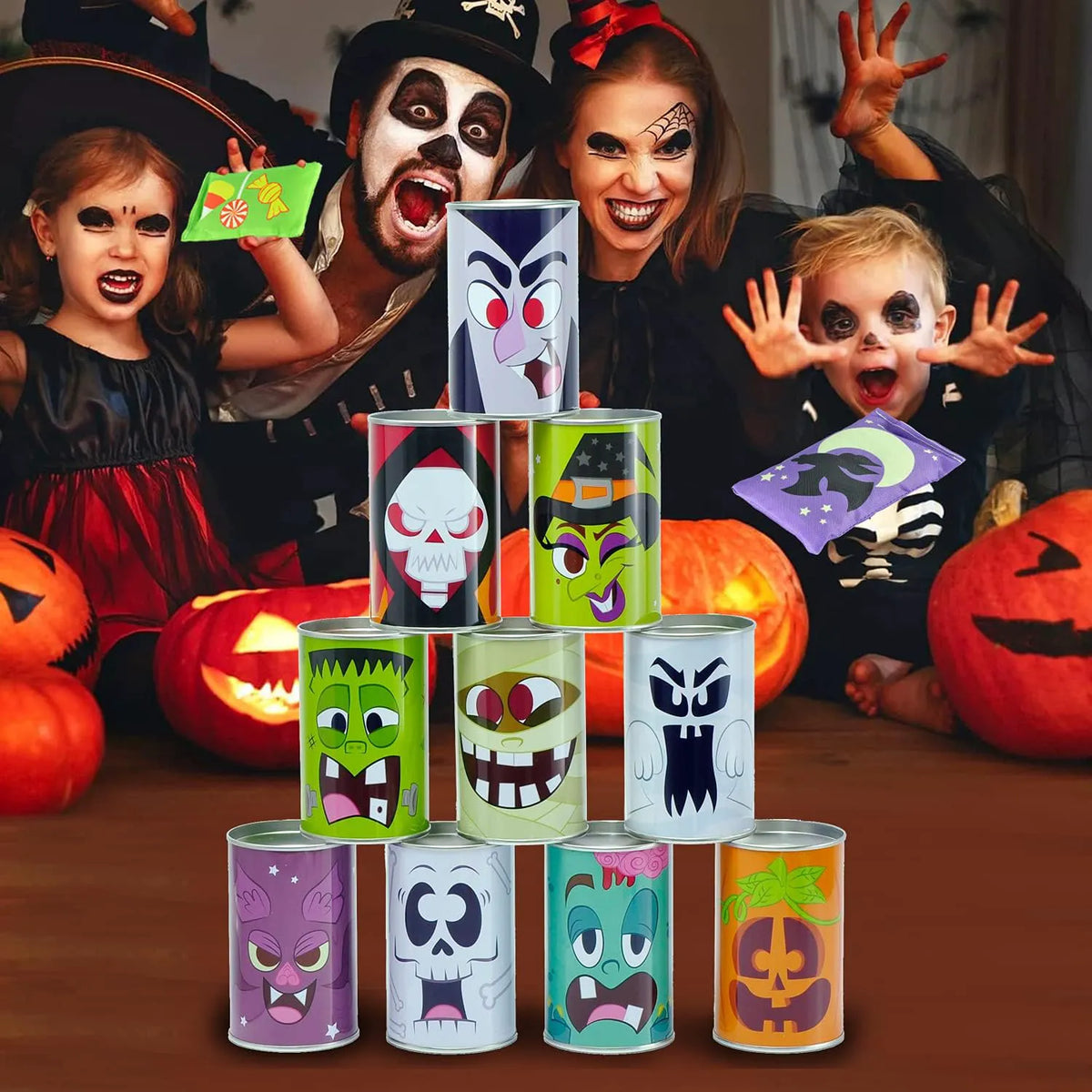 Halloween Carnival Bean Bag Can