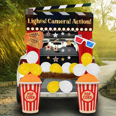 Trunk or Treat Movie Night Car Decoration Kit