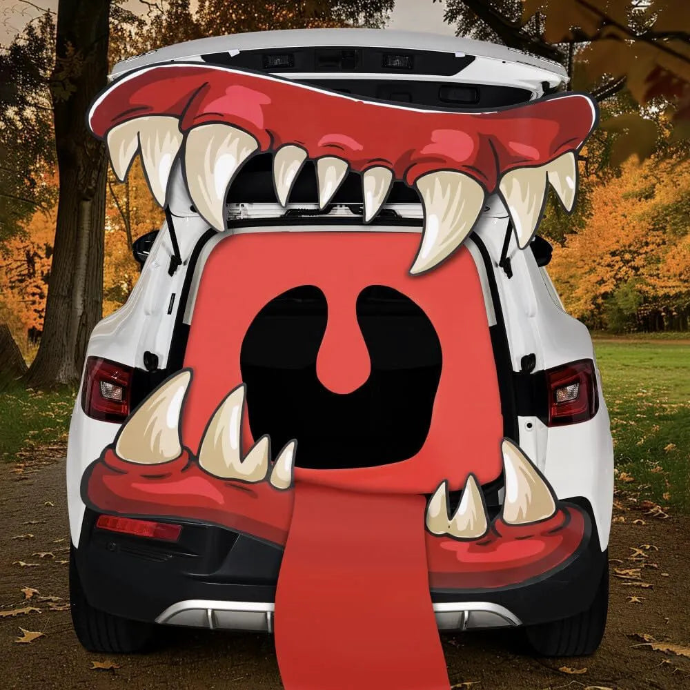 Big Mouth Monster Halloween Trunk or Treat Car Decorations Kit