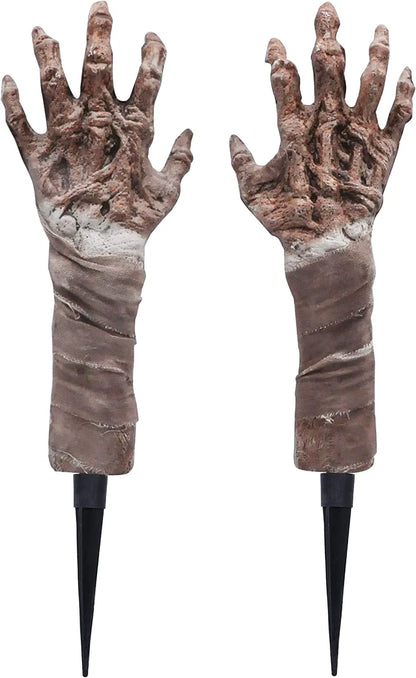 13-Inch Brown Zombie Arm Stakes