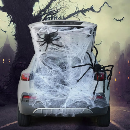 Spider Web Trunk or Treat Car Decorations Kit