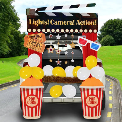 Trunk or Treat Movie Night Car Decoration Kit