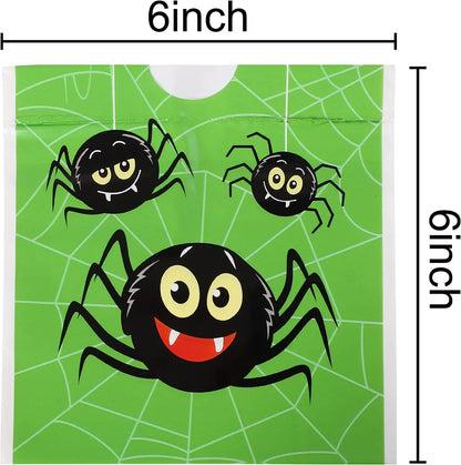 96 Pack Halloween Trick or Treat Drawstring Bags